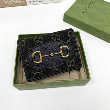 グッチ GUCCI 057-GG621887BBK　2022年最新入荷 ホースビット 1955 カードケース ショートウォレット 二つ折り短財布 小銭れ コインケース