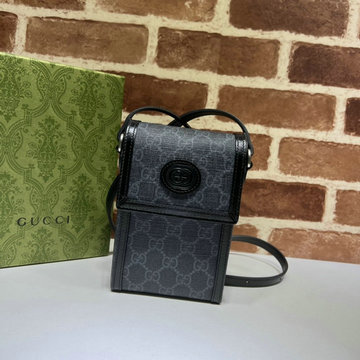 グッチ GUCCI 057-GG699402BBK　2022年最新入荷 GG スプリーム 携帯かばん 斜め掛け ショルダーバッグ クロスボディバッグ スマートフォンケース