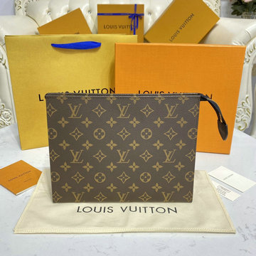 商品名称：ルイヴィトン LOUISVUITTON 057-M46037　2022年最新入荷 ポッシュ トワレ NM 手持ちかばん クラッチバッグ セカンドポーチ メンズかばん モノグラム キャンパス