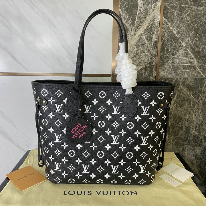 ルイヴィトン LOUISVUITTON 057-M46103　2022年最新入荷 ネヴァーフル MM トートバッグ ハンドバッグ ショッピングバッグ レディースかばん グレインレザー