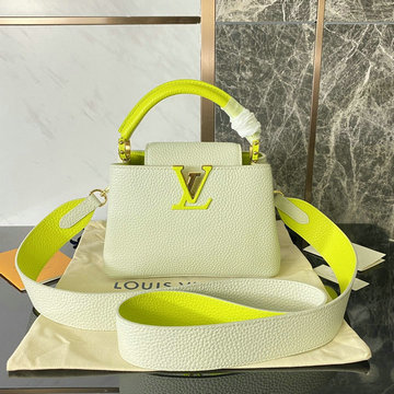 商品名称：ルイヴィトン LOUISVUITTON 057-M59468X　2022年最新入荷 カプシーヌ MINI トップハンドルバッグ トートバッグ ハンドバッグ 2way 斜め掛け ショルダーバッグ