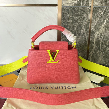 商品名称：ルイヴィトン LOUISVUITTON 057-M59440　2022年最新入荷 カプシーヌ MINI トップハンドルバッグ トートバッグ ハンドバッグ 2way 斜め掛け ショルダーバッグ