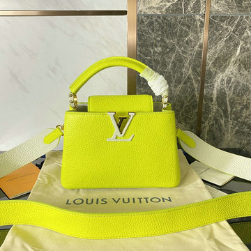 商品名称：ルイヴィトン LOUISVUITTON 057-M59708X　2022年最新入荷 カプシーヌ MINI トップハンドルバッグ トートバッグ ハンドバッグ 2way 斜め掛け ショルダーバッグ