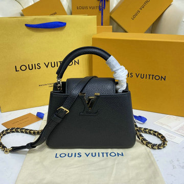 商品名称：ルイヴィトン LOUISVUITTON 057-M59709K　2022年最新入荷 カプシーヌ MINI トップハンドルバッグ トートバッグ ハンドバッグ 2way 斜め掛け ショルダーバッグ