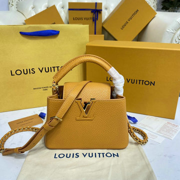 商品名称：ルイヴィトン LOUISVUITTON 057-M59709　2022年最新入荷 カプシーヌ MINI トップハンドルバッグ トートバッグ ハンドバッグ 2way 斜め掛け ショルダーバッグ