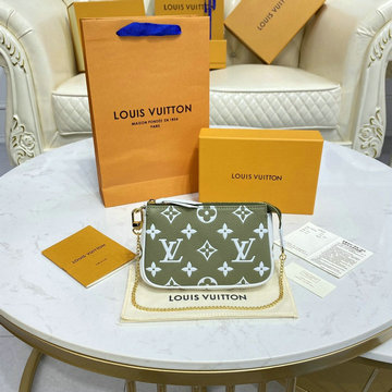 ルイヴィトン LOUISVUITTON 057-M81284　2022年最新入荷 ミニ ポシェット アクセソワール ポーチ クラッチバッグ チェーンバッグ ショルダーバッグ レディースかばん