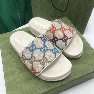 グッチ GUCCI 26-GGJ22034D　2022年最新入荷 ウィメンズ フラットフォーム スライドサンダル 厚底ミュール レディースシューズ フラットシューズ キャンパス