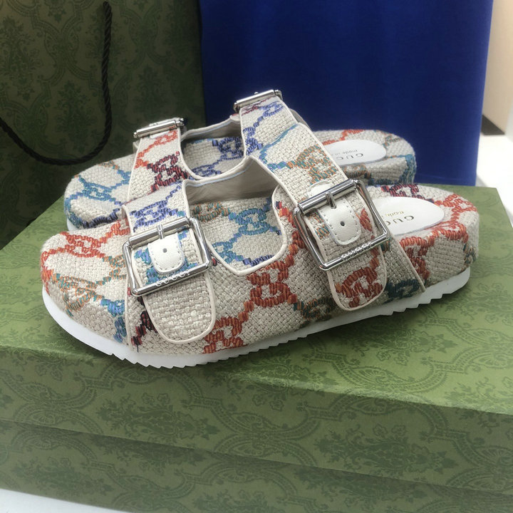 商品名称：グッチ GUCCI 26-GGJ22039　2022年最新入荷 ウィメンズ フラットフォームミュール スライドサンダル 厚底サンダル サマーサンダル スリッパ 男女兼用