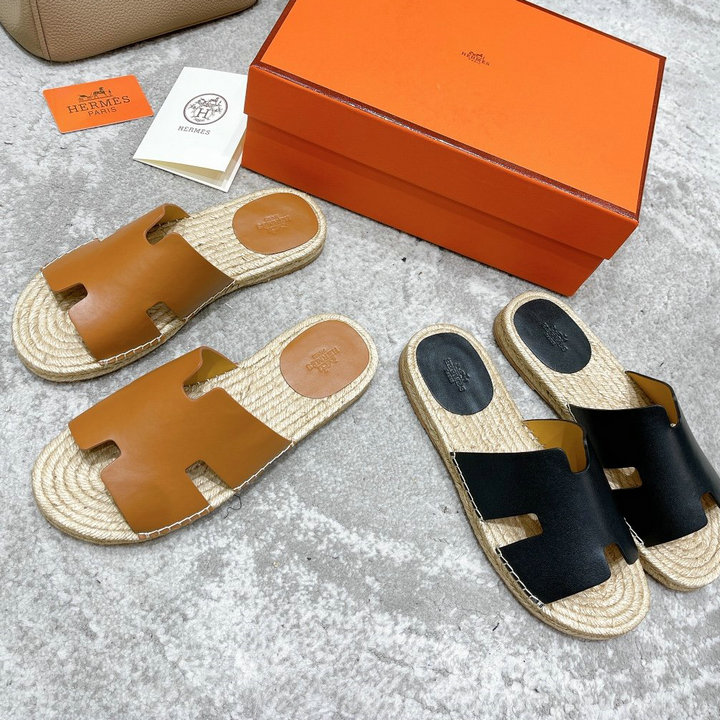 エルメス HERMES 26-HEJ22005P　2022年最新入荷 サンダル オラン スライドサンダル フラットミュール スリッパ メンズシューズ レザー