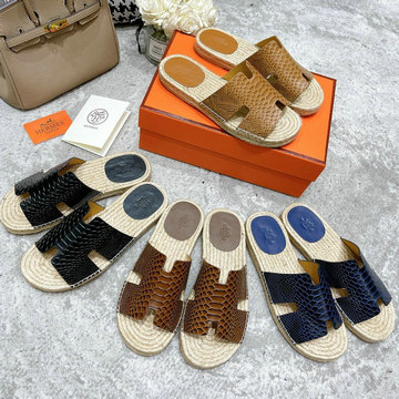 エルメス HERMES 26-HEJ22005H　2022年最新入荷 サンダル オラン スライドサンダル フラットミュール スリッパ メンズシューズ レザー