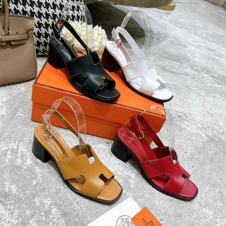 商品名称：エルメス HERMES 26-HEJ22006　2022年最新入荷 サンダル エルベ スリングバック スライドサンダル ローヒールサンダル レディースシューズ スクエアヒール