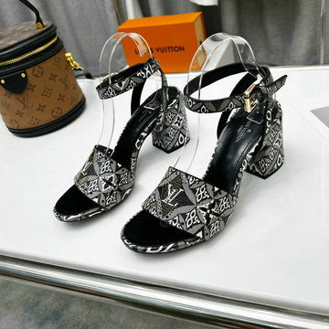 ルイヴィトン LOUISVUITTON 26-LVJ22021H　2022年最新入荷 ホライゾン ライン サンダル ハイヒールシューズ スクエアヒールシューズ レディースシューズ 靴