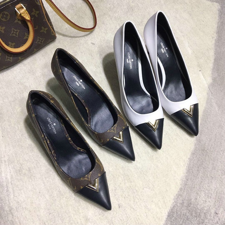 ルイヴィトン LOUISVUITTON 26-LVJ22017G　2022年最新入荷 ハートブレイカー ライン パンプス ハイヒールシューズ ピンヒール レディースシューズ 靴