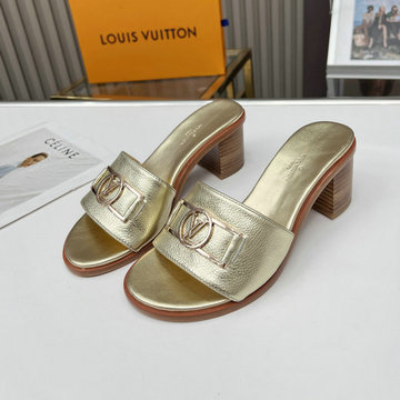 ルイヴィトン LOUISVUITTON 26-LVJ22024GQ　2022年最新入荷 ロックイット ライン ミュール スライドサンダル レディーススリッパ ローヒールサンダル サマーサンダル