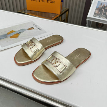 ルイヴィトン LOUISVUITTON 26-LVJ22024PQ　2022年最新入荷 ロックイット ライン ミュール スライドサンダル レディーススリッパ フラットサンダル サマーサンダル 靴