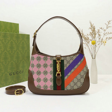商品名称：グッチ GUCCI 057-GG636706PBKF　2022年最新入荷 ジャッキー 1961 スモール ホーボーバッグ トートバッグ 2way 斜め掛け ショルダーバッグ クロスボディバッグ