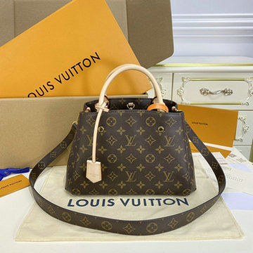 ルイヴィトン LOUISVUITTON 057-M41055　2022年最新入荷 モンテーニュ BB トップハンドルバッグ トートバッグ 2way ショルダーバッグ モノグラムキャンパス