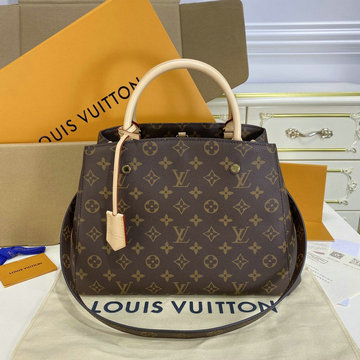 ルイヴィトン LOUISVUITTON 057-M41056　2022年最新入荷 モンテーニュ MM トップハンドルバッグ トートバッグ 2way ショルダーバッグ モノグラムキャンパス