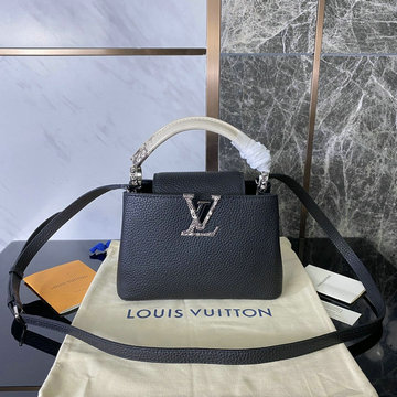 ルイヴィトン LOUISVUITTON 057-M94048BK　2022年最新入荷 カプシーヌ MINI トップハンドルバッグ トートバッグ ハンドバッグ 2way 斜め掛け ショルダーバッグ
