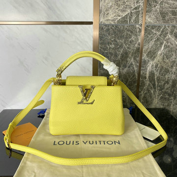 商品名称：ルイヴィトン LOUISVUITTON 057-M94048YL　2022年最新入荷 カプシーヌ MINI トップハンドルバッグ トートバッグ ハンドバッグ 2way 斜め掛け ショルダーバッグ