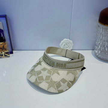 商品名称：クリスチャンディオール CHRISTIAN DIOR AN-MZCD22011　2022年最新入荷 バイザー キャンパスハット 日焼け止め 帽子 刺繍入りバンド付き