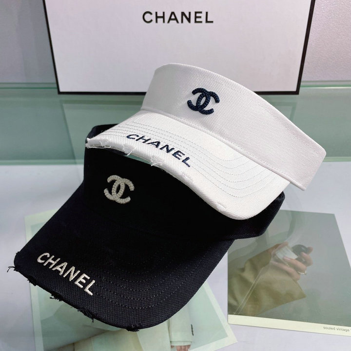 商品名称：シャネル CHANEL AN-MZCH22001　2022年最新入荷 サンバイザー ホローハット 日焼け止め 帽子 キャンパス