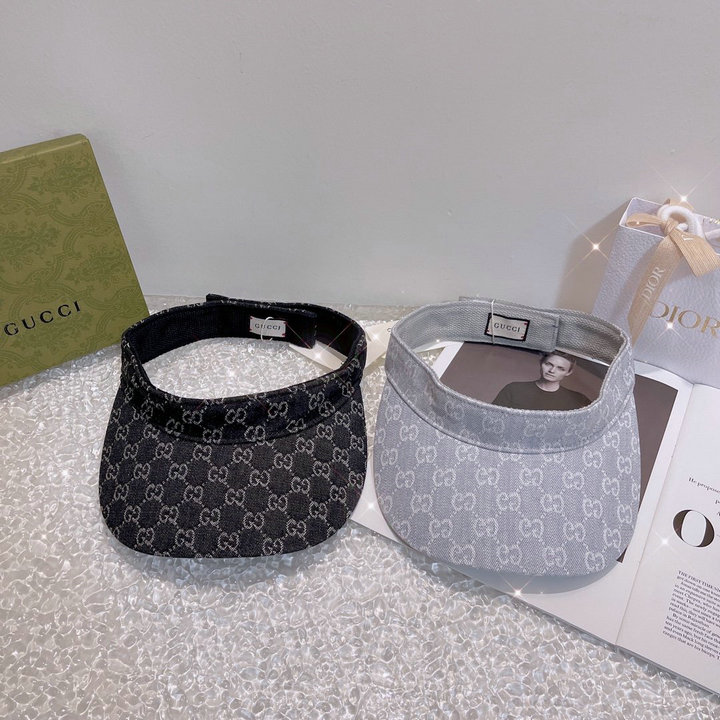 商品名称：グッチ GUCCI AN-MZGG22004　2022年最新入荷 サンバイザー ホローハット 日焼け止め 帽子 キャンパス