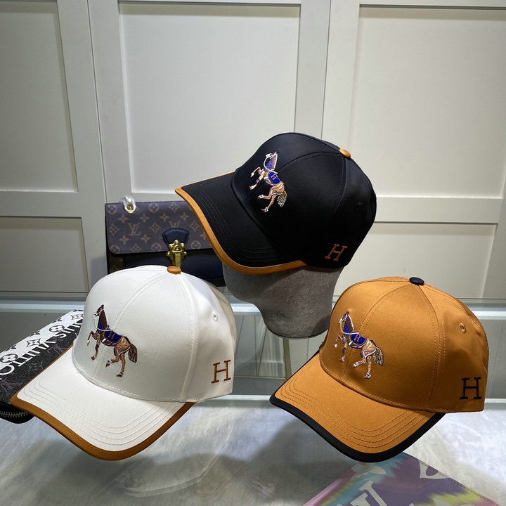 エルメス HERMES AN-MZHE22002　2022年最新入荷 帽子 ベースボール キャップ 男女兼用 季節問わず ハット キャンパス
