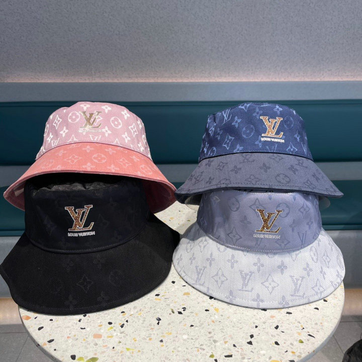 ルイヴィトン LOUISVUITTON AN-MZLV22002　2022年最新入荷 ボブハット エスバドリーハット 帽子 日焼け止め帽子 短めのブリム キャンパス