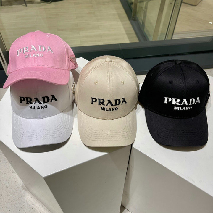 プラダ PRADA AN-MZPD22005　2022年最新入荷 帽子 ベースボール キャップ 男女兼用 季節問わず ハット デニム