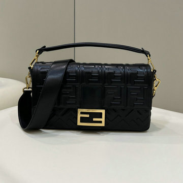 フェンディ FENDI 168-FD0192BK　2022年最新入荷 バゲット トップハンドルバッグ 2way 斜め掛け ショルダーバッグ レディースかばん クロスボディバッグ ラムスキン