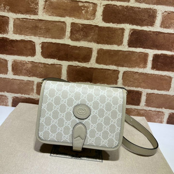 商品名称：グッチ GUCCI 057-GG671620BQH　2022年最新作 インターロッキングG付き ミニバッグ 斜め掛け ショルダーバッグ クロスボディバッグ キャンパス