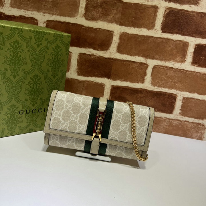 グッチ GUCCI 057-GG652681BQH　2022年最新入荷 ジャッキー 1961 チェーンウォレット 斜め掛け ショルダーバッグ クロスボディバッグ レディースかばん