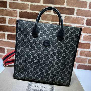 商品名称：グッチ GUCCI 057-GG674155BBK　2022年最新作 インターロッキングG ミディアム トートバッグ ハンドバッグ トップハンドルバッグ ブリーフケース キャンパス