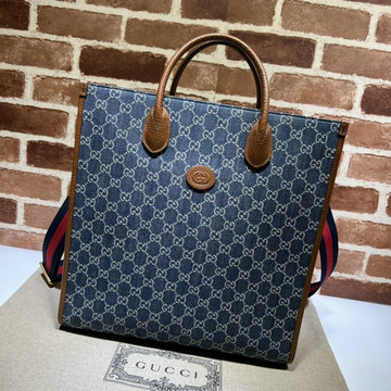 グッチ GUCCI 057-GG674155NLS　2022年最新作 インターロッキングG ミディアム トートバッグ ハンドバッグ トップハンドルバッグ ブリーフケース キャンパス