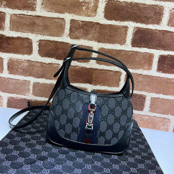 グッチ GUCCI 057-GG680132BBK　2022年最新作 ジャッキー 1961 スモール ホーボーバッグ トートバッグ ショルダーバッグ キャンパス