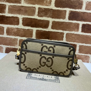 商品名称：グッチ GUCCI 057-GG696075BXG　2022年最新作 ジャンボGG 斜め掛け ショルダーバッグ スクエアバッグ クロスボディバッグ メンズかばん キャンパス