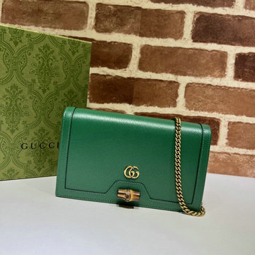 商品名称：グッチ GUCCI 057-GG696817PGL　2022年最新作 ミニバッグ チェーンウォレット 斜め掛け ショルダーバッグ スクエアバッグ クロスボディバッグ カーフレザー