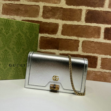 商品名称：グッチ GUCCI 057-GG696817PYS　2022年最新作 ミニバッグ チェーンウォレット 斜め掛け ショルダーバッグ スクエアバッグ クロスボディバッグ カーフレザー