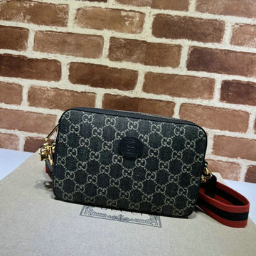 商品名称：グッチ GUCCI 057-GG699133NBK　2022年最新作 インターロッキングG付き 斜め掛け ショルダーバッグ スクエアバッグ クロスボディバッグ キャンパス
