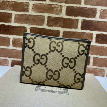 グッチ GUCCI 057-GG699318BXG　2022年最新作 ジャンボGG ポーチ 手持ちかばん クラッチバッグ キャンパス