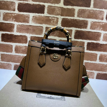 グッチ GUCCI 057-GG702721PZS　2022年最新作 ダイアナ トートバッグ トップハンドルバッグ 2way 斜め掛け ショルダーバッグ クロスボディバッグ
