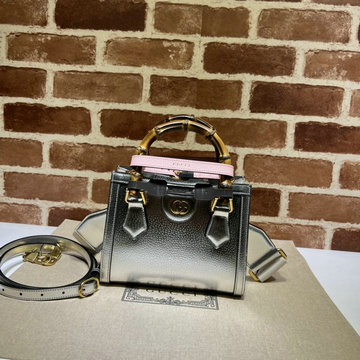 グッチ GUCCI 057-GG702732PYS　2022年最新作 ダイアナ トートバッグ トップハンドルバッグ 2way 斜め掛け ショルダーバッグ クロスボディバッグ