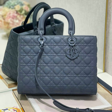 クリスチャンディオール CHRISTIAN DIOR 99-CD0567MQSL　2022年最新作 レディ ディオール ラージバッグ トートバッグ 2way 斜め掛け ショルダーバッグ