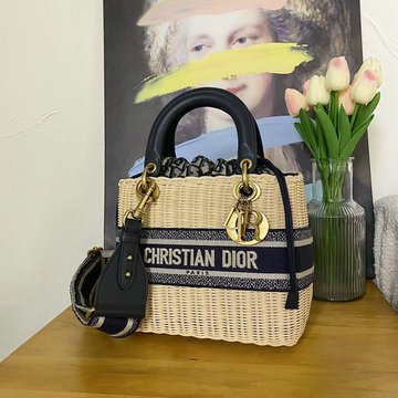 商品名称：クリスチャンディオール CHRISTIAN DIOR 99-CD5528BK　2022年最新入荷 Wicker ウィッカー カゴバッグ トートバッグ ハンドバッグ 2way ショルダーバッグ