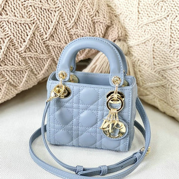 クリスチャンディオール CHRISTIAN DIOR 99-CD6738YQTL　2022年最新入荷 レディ ディオール ミニバッグ トートバッグ 2way 斜め掛け ショルダーバッグ クロスボディ
