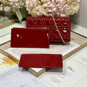 商品名称：クリスチャンディオール CHRISTIAN DIOR 99-CD77035QRD　2022年最新作 レディ ディオール チェーン ポーチ 斜め掛け ショルダーバッグ クロスボディバッグ
