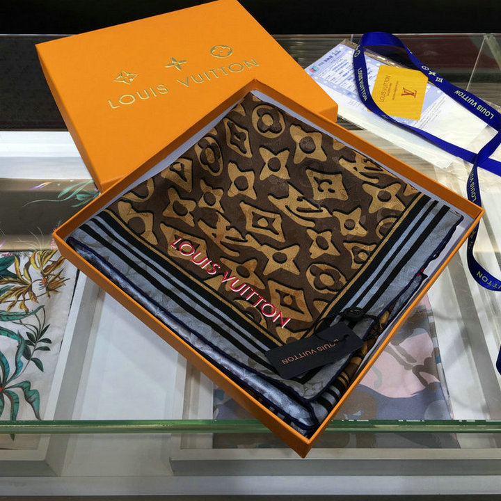 ルイヴィトン LOUISVUITTON AN-WJLV22008　2022年最新入荷 マフラー スカーフ ストール ショール シルク