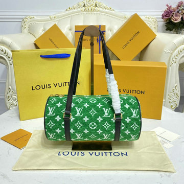 ルイヴィトン LOUISVUITTON 057-M46206　2022年最新入荷 パピヨン トートバッグ ハンドバッグ 2way 斜め掛け ショルダーバッグ モノグラム ジャカード ベルベット