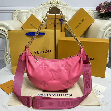 ルイヴィトン LOUISVUITTON 057-M59915　2022年最新入荷 オーバー ザ ムーン ホーボーバッグ イブニングバッグ クラッチバッグ 肩掛け ショルダーバッグ カーフレザー